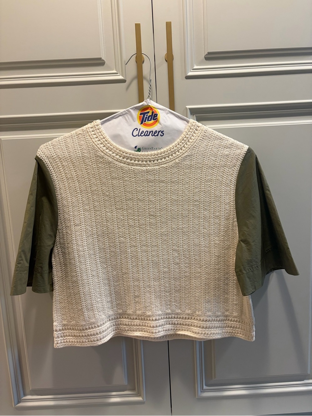 Banana Republic Cream Open-Knit Sweater